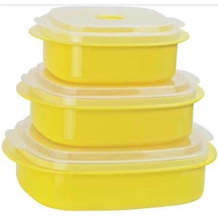 Reston Lloyd Reston Lloyd 20201 Microwave Cookware & Storage Set  Lemon 20201